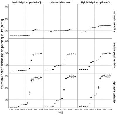 Biased Learning as a Simple Adaptive Foraging Mechanism